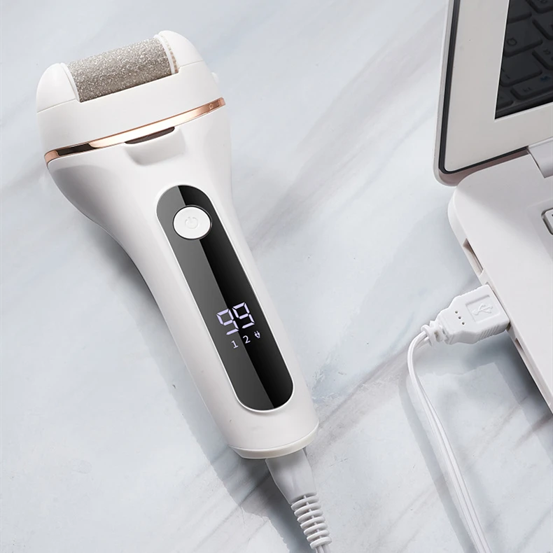 Electric Foot Peeling Grinding Machine Rechargeable Pedicure Tool Waterproof Callus Remover Foot Grinder for Dead Skin Removal