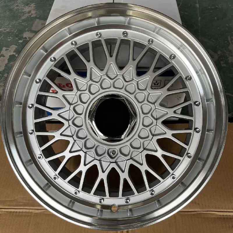 Best Selling 15 16 17 18 19 Inch Pcd 4/5X114.3 4/5x100  Silver Casting Alloy Wheels Car Rims With Et30-45