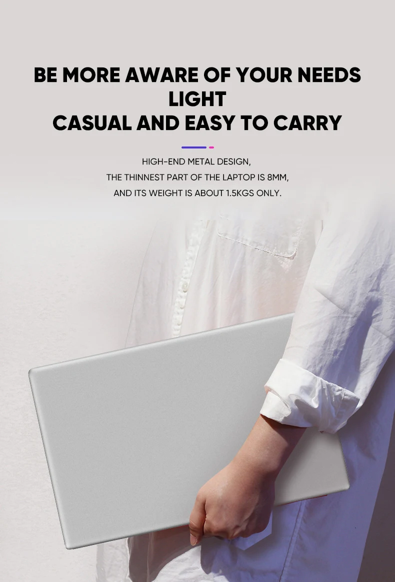 Wholesale Laptop 14.1 Inch New Design Support 1 pcs Laptop on Promotion