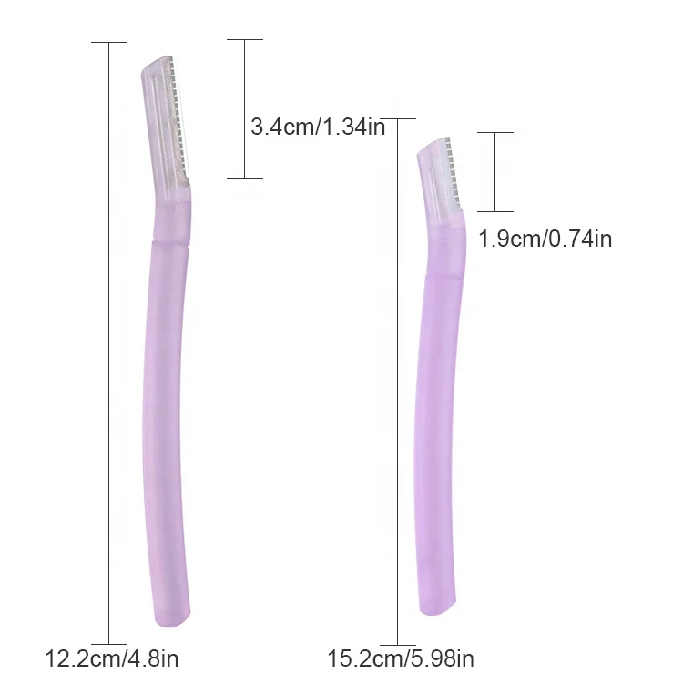 Eyebrow Razor and Dermaplaning Tool Multipurpose Exfoliating Face and Facial Hair Removal 6 PCS