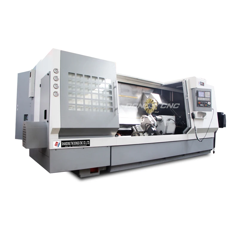 Кровать с уклоном cnc токарный станок live-инструмента 8 станции гидравлические башни