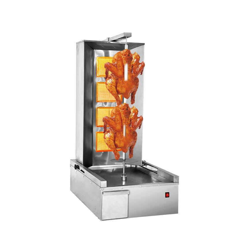 2022 Commercial Full Automatic Electric Electric Toaster Chicken Doner Kebab Stainless Steel Shawarma Machine