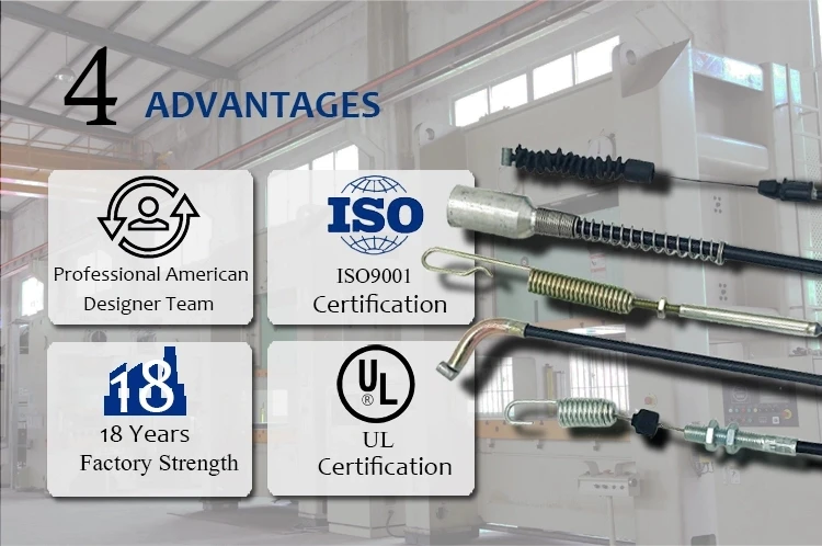OEM ODM 2024 Customized Flexible Control Cable Manufacturing Metal Ends Factory Direct Manufacturer