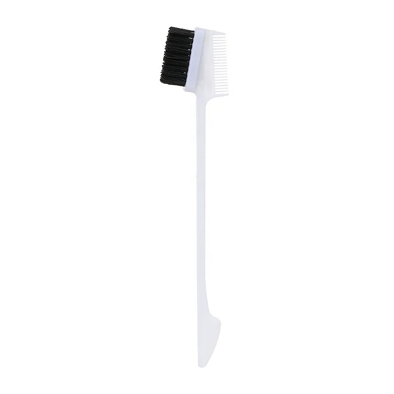 3 in 1 Edge Control Brush Baby Hair Double Sided Edge Control  Hair Brush Accessories Random