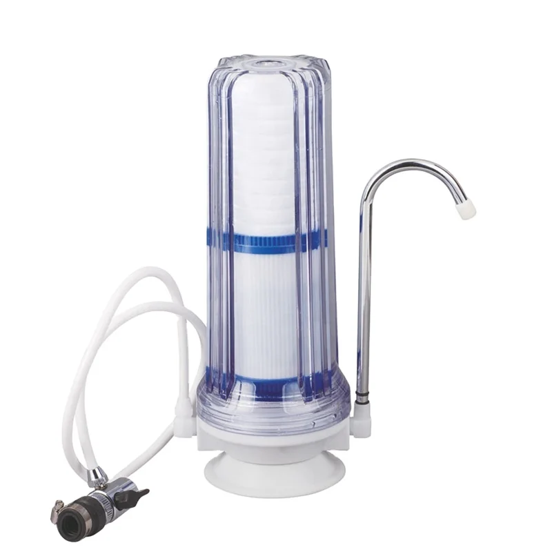 Бытовой пластиковый очиститель воды для одной кухонной столешницы 10 дюймов