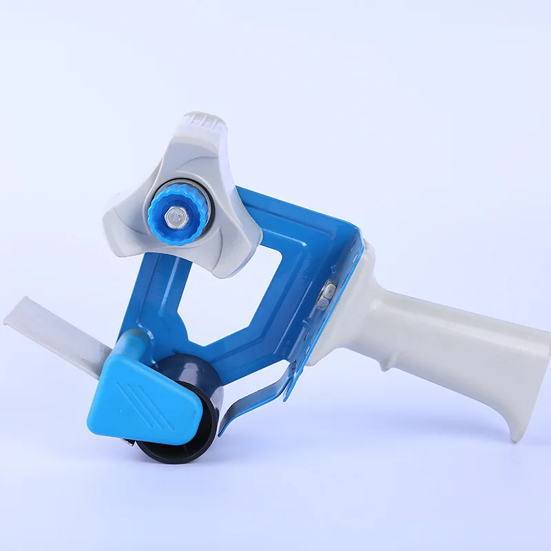 Оптовая продажа пластиковый синий ручной диспенсер для ленты 2 дюйма автоматический картонной упаковки
