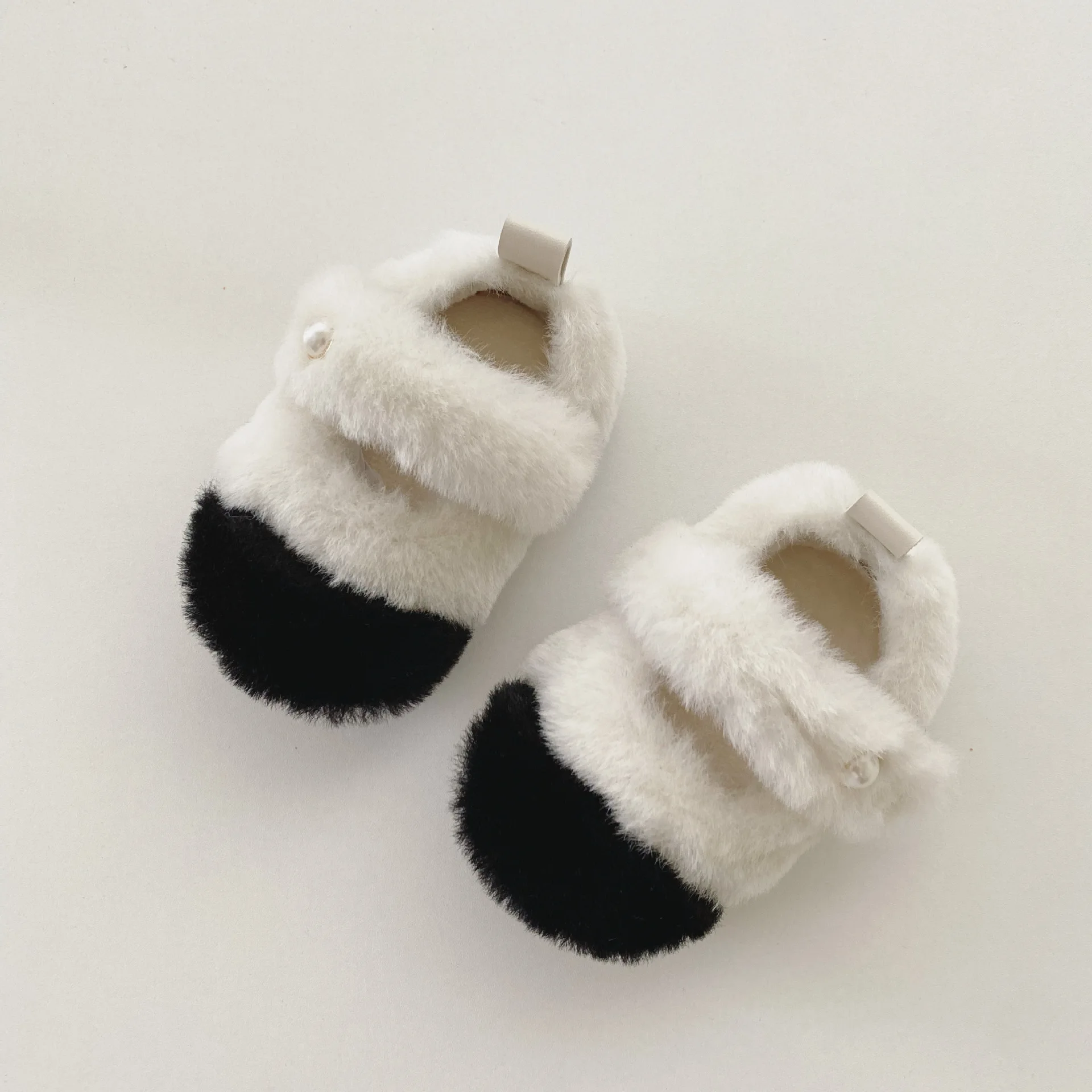 Infant winter 0-2 years old small fragrant warm woolen shoes with non slip soft soles