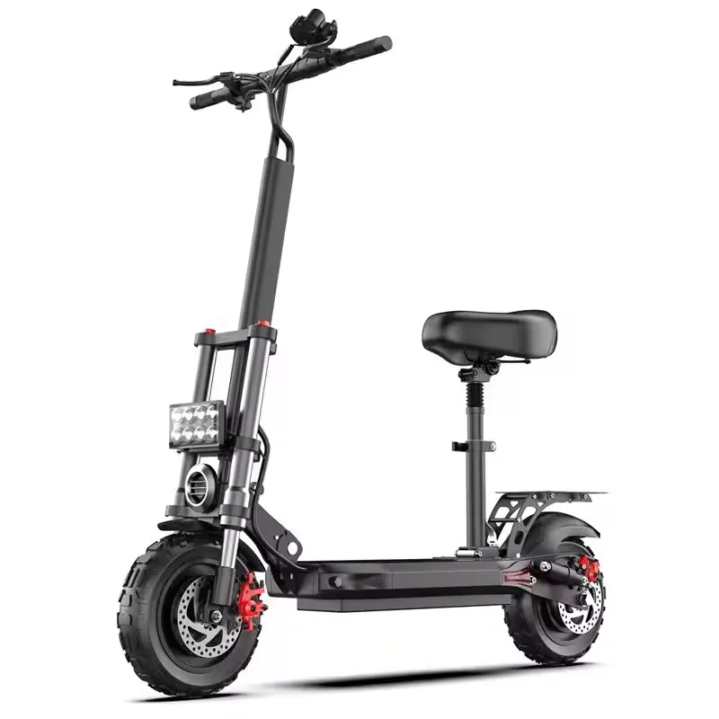 High Safety Level 2400W Powerful Electric Scooters Long Range E-scooters Adults Folding Electric Scooter With Seat