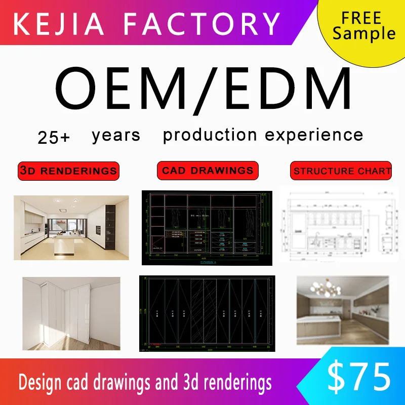 KEJIA Luxury Living Room Furniture Cabinet Modern Wooden Glass Display Rack Wine Cabinet