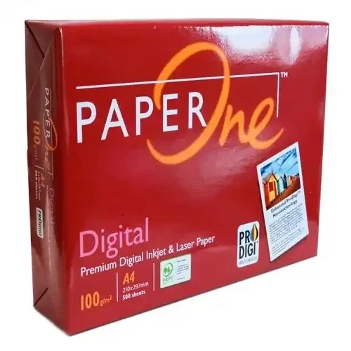 Белая оригинальная бумага Paperone A4 One 80
