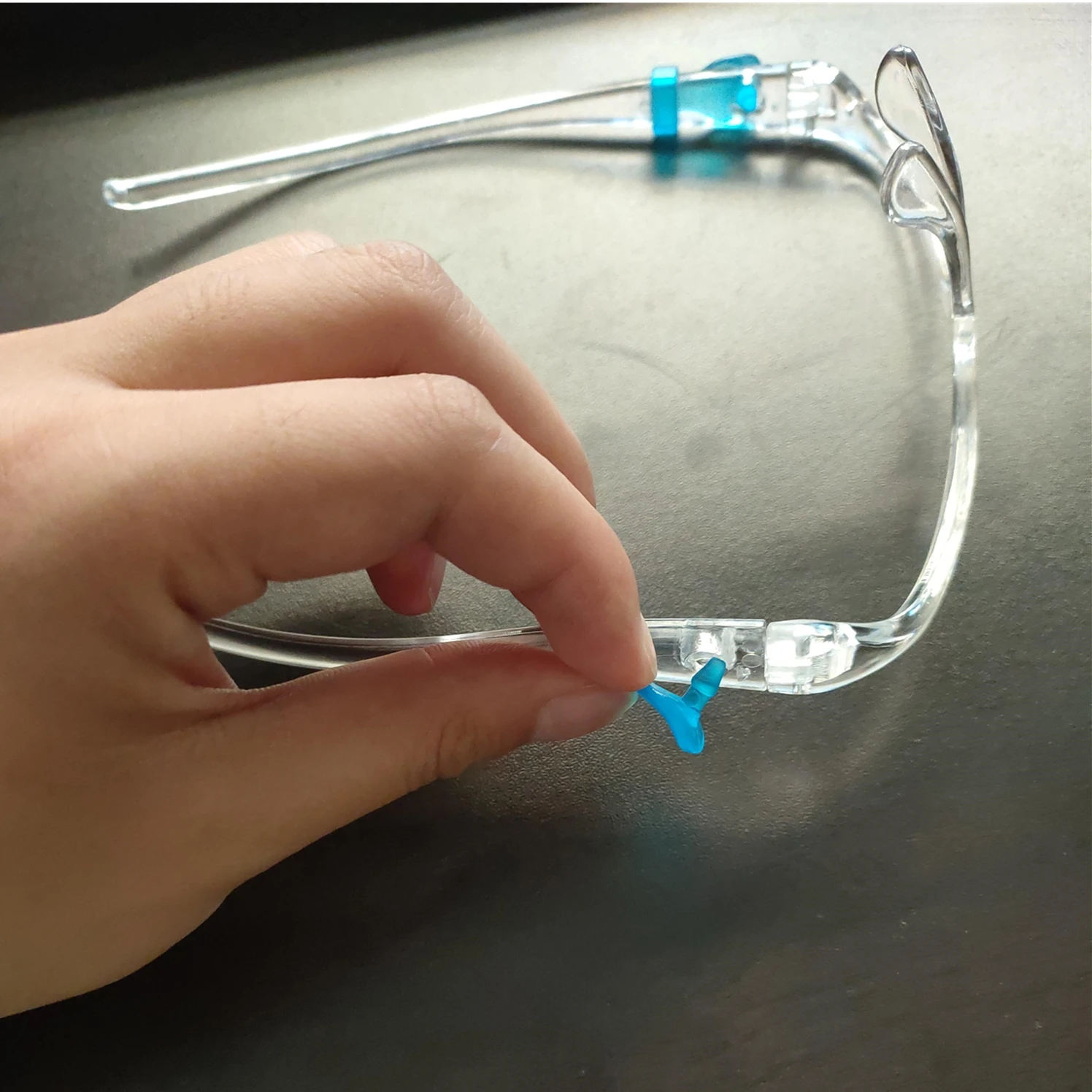 Hot Sale transparent protector facial eye protective frame face shield glasses visors with frame