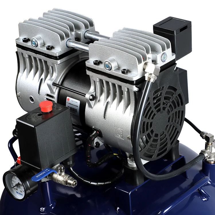 Best quality 65L vertical type dental silent air compressor for 4pcs dental unit air compressor for sale