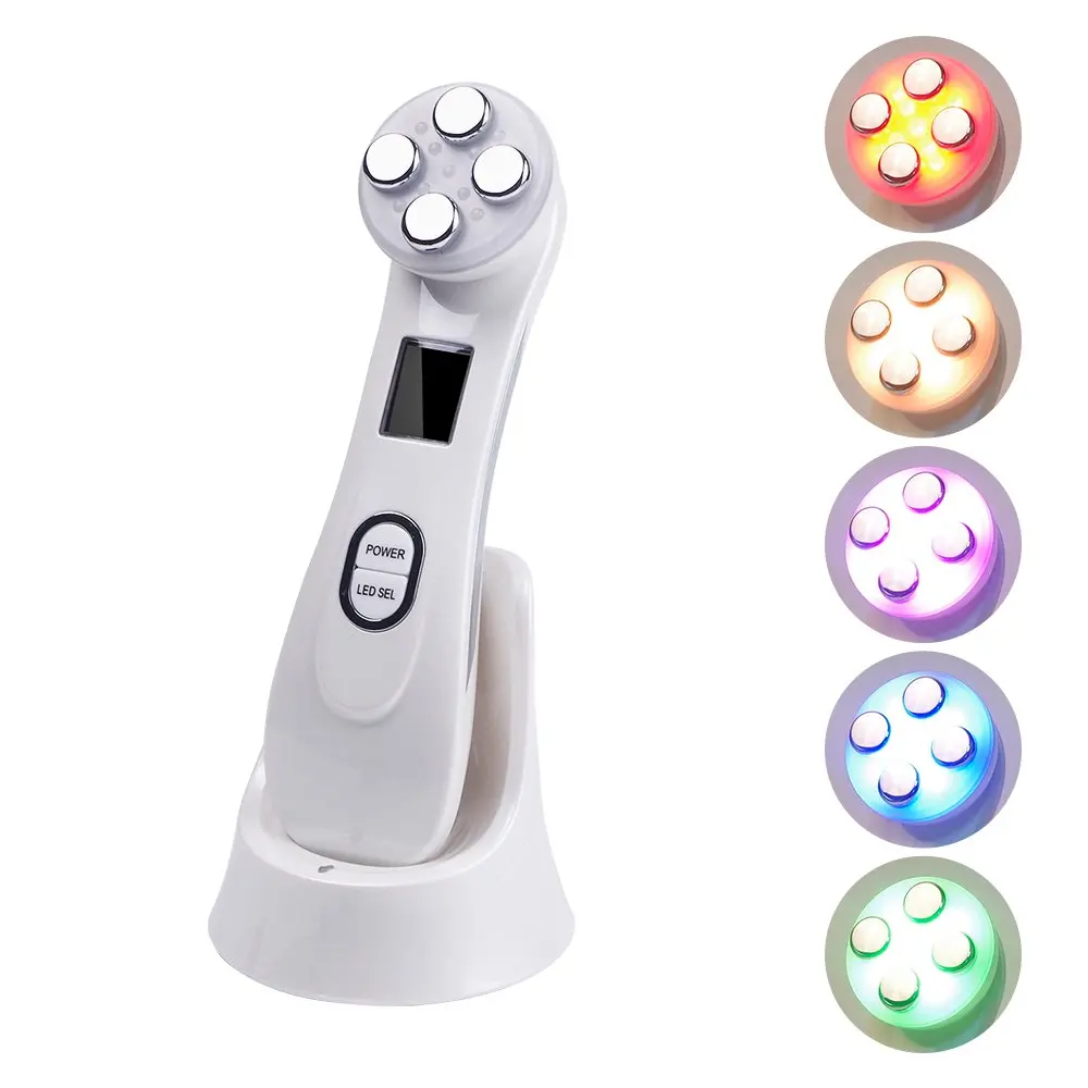 Electroporation Mesotherapy LED photon light RF skin Rejuvenation machine beauty   EMS face lifting  tightening massager