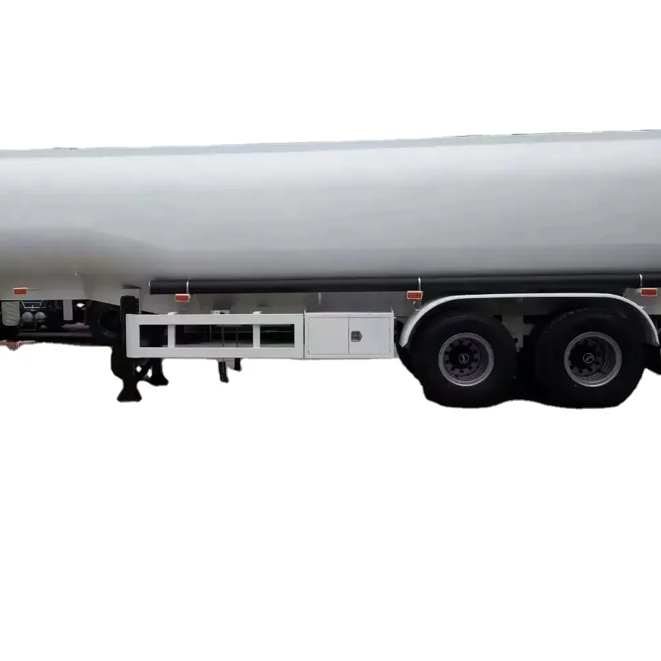 45000 Liters 40 Feet Carbon Steel Semi-Trailer for Stable Transport of Oil Diesel Fuel LPG Tank
