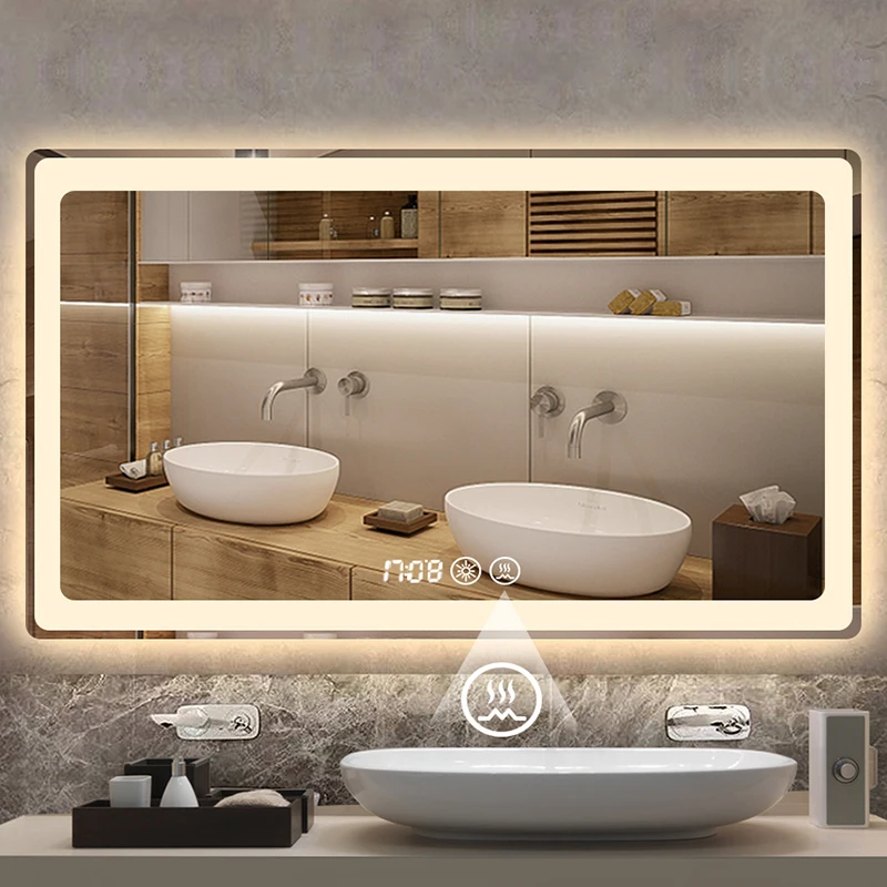 Touch Screen Backlit Smart Led Bathroom Mirror Light
