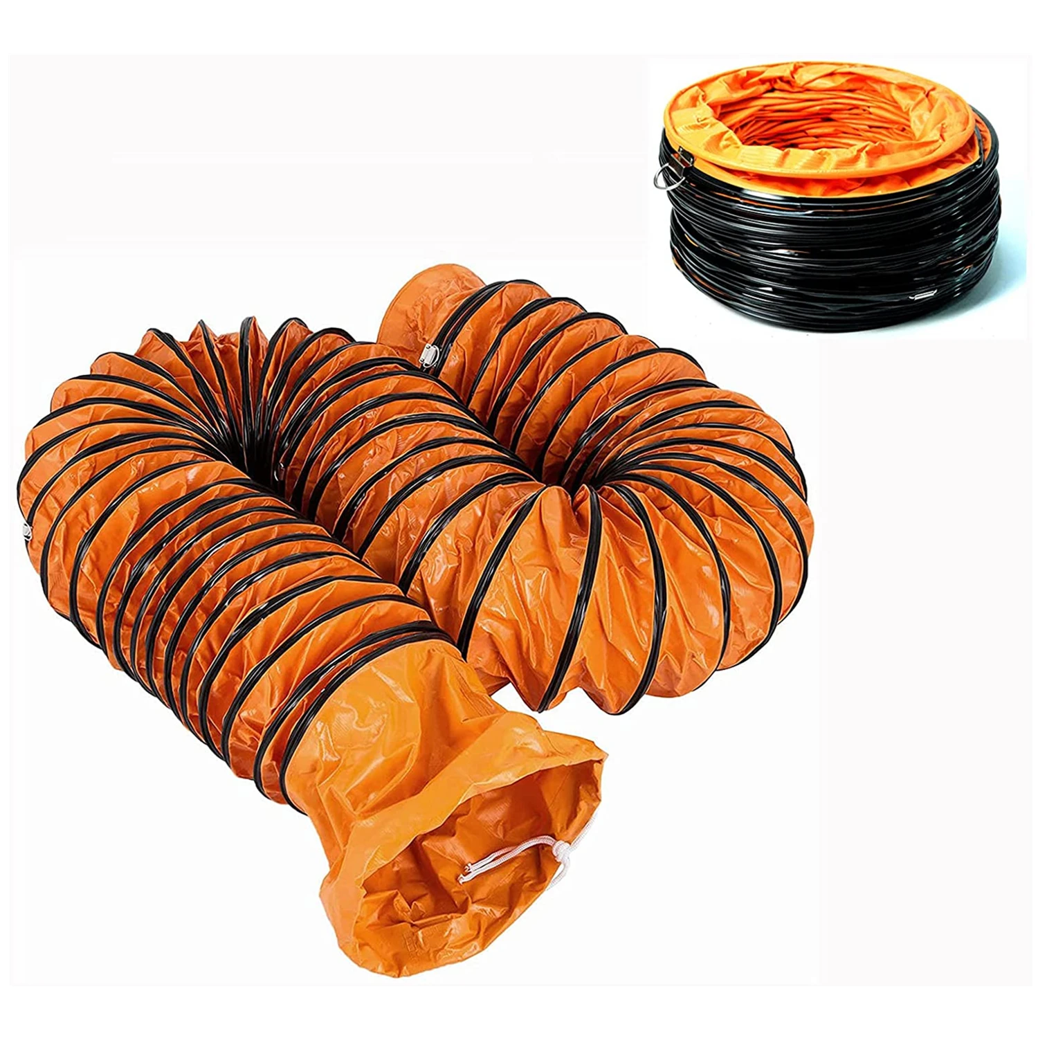 JN Foreign Trade Manufacturers Supply Flexible Connection PVC Exhaust Duct Canvas Expansion air Outlet Connect