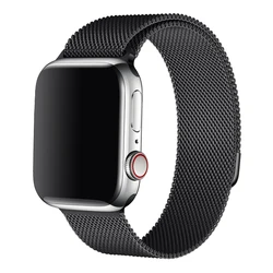 Color Strap Metal Loop Milanese Stainless Steel Watch band Magnetic Band for Apple Watch iwatch Series SE 7 6 5 4 3 2 1