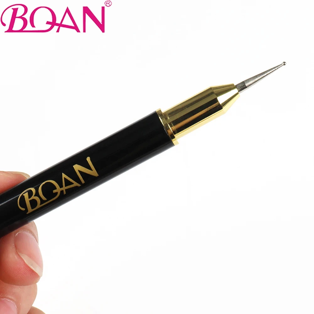 Rhinestones Dual Wax Pen Nail Dotting Brush Double End Nail Art Brush For Nail Art Cloth Diamond Picker Painting