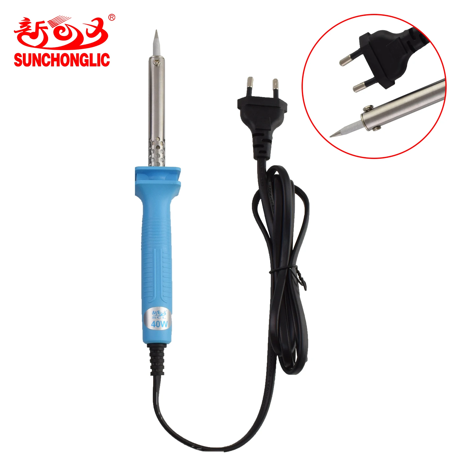 Sunchonglic 220v 40w soldering machine electric soldering irons with suction soldering iron