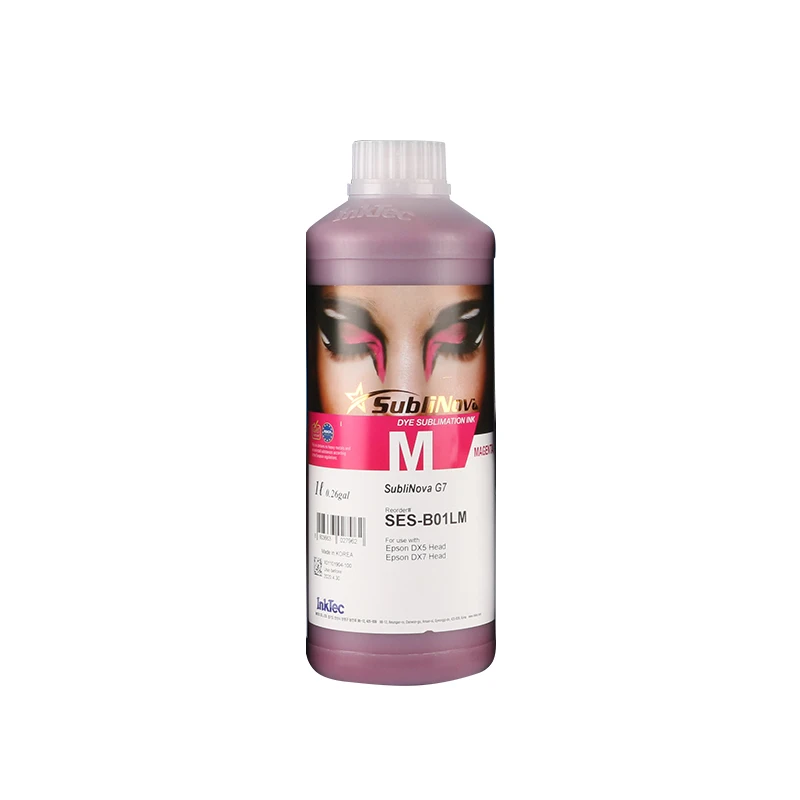 Guangzhou Qijun 1000ml sublinova SES Inktec dye sublimation ink bulk ink sublimation for sublimation printers