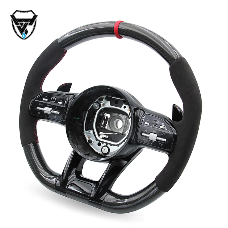 For Mercedes Benz A GLA B GLB C GLC E GLE CLS 2019-2023 custom sports model handle steering wheel modification ZC-809-T93-F
