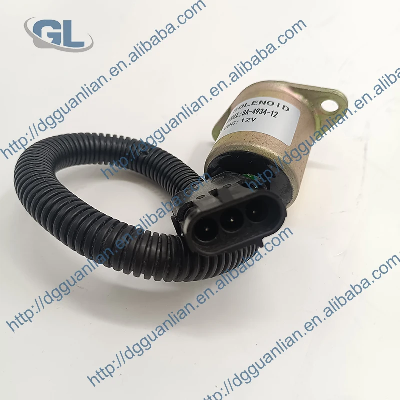 2848A275 2848A279 Fuel Solenoid Valve For Per-kins 1457906 SA-4934-12 12V