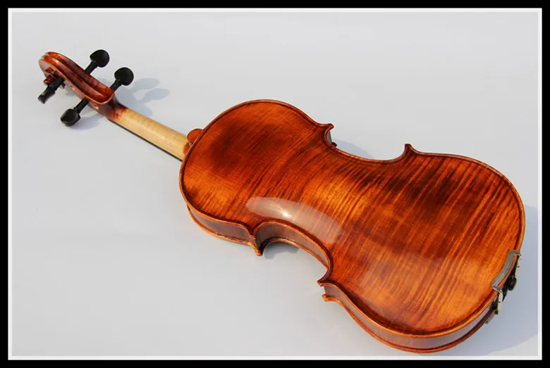  Профессиональная скрипка LZS Flame Maple 4/4 продвинутая ручная работа масляный лак коричневые скрипки с футляром и