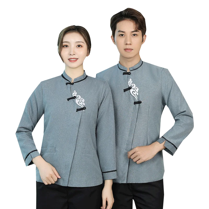 Manufacturer Wholesale Unisex Cleaning Uniform For Hotel Restaurant Cleaner Staff