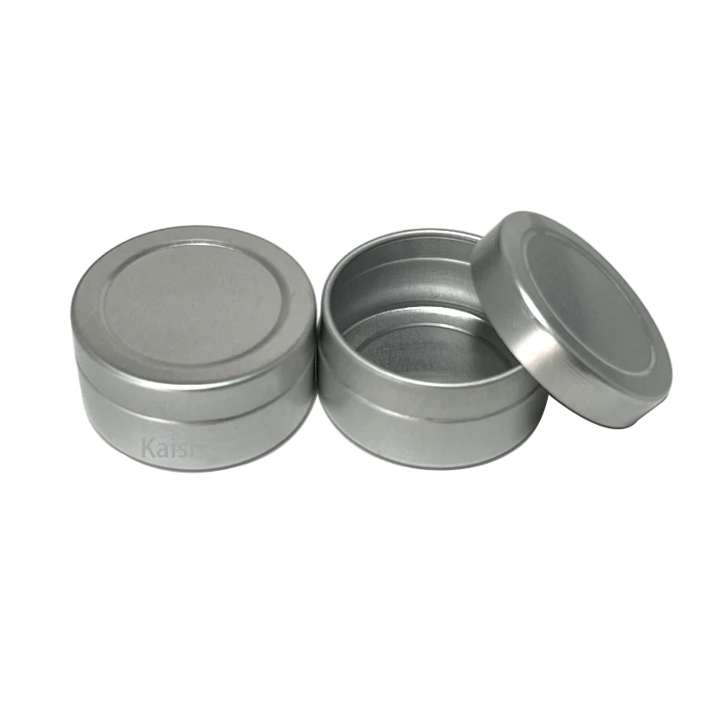 Wholesales Free Sample In-stock 10ml High Quality Customized Printed Small Round Aluminum Tin Cans For Cosmetic Packaging