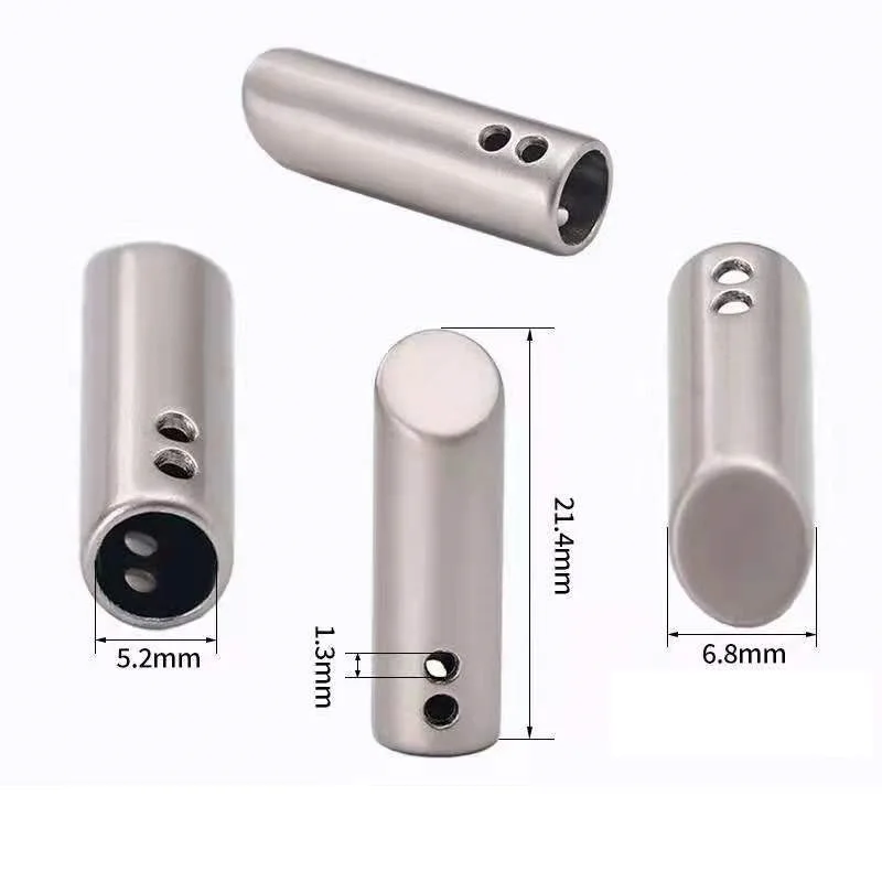 zinc alloy metal tips For shoelace accessories draw cord end tips