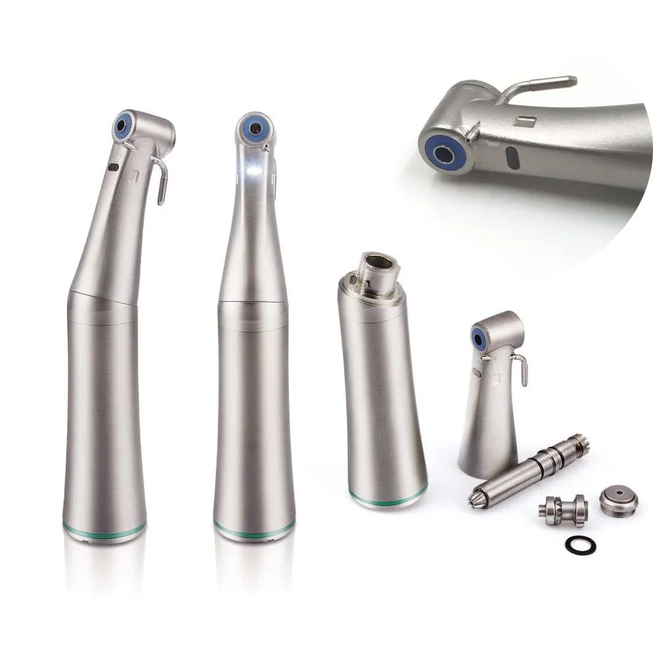Dental NSK Style Fiber Optic Implant 20:1 Reduction Contra Angle Handpiece Light