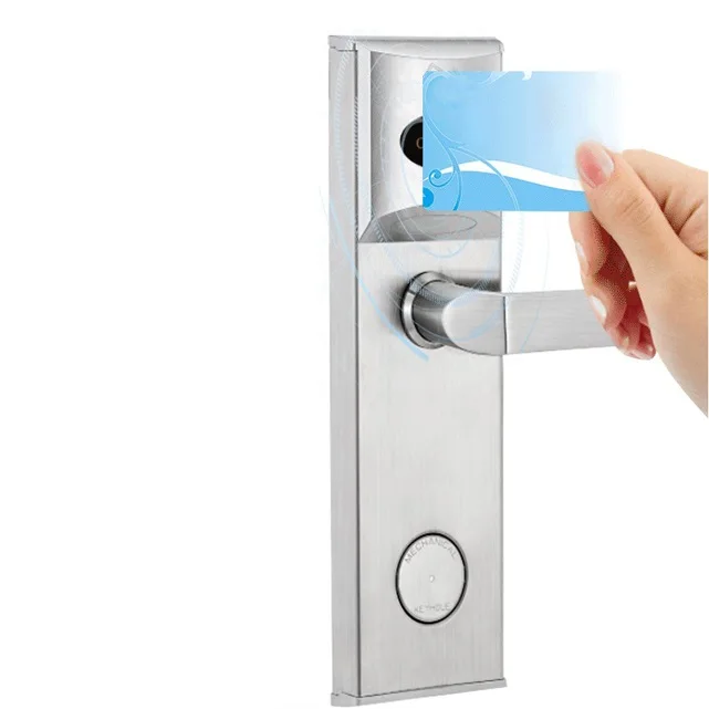 2020 RFID hotel key card lock door electronic keyless door lock entry system with free management software