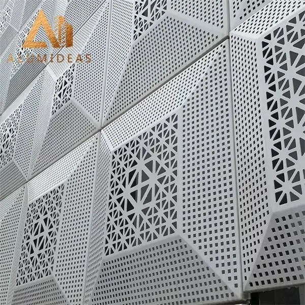 high quality Metal Facade wall cladding aluminum interior exterior wall panel cladding CNC aluminum wall panel