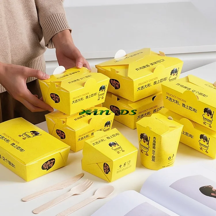 Sushi boat paper tray  box tray fast food packaging set for empanadas and thick french fries