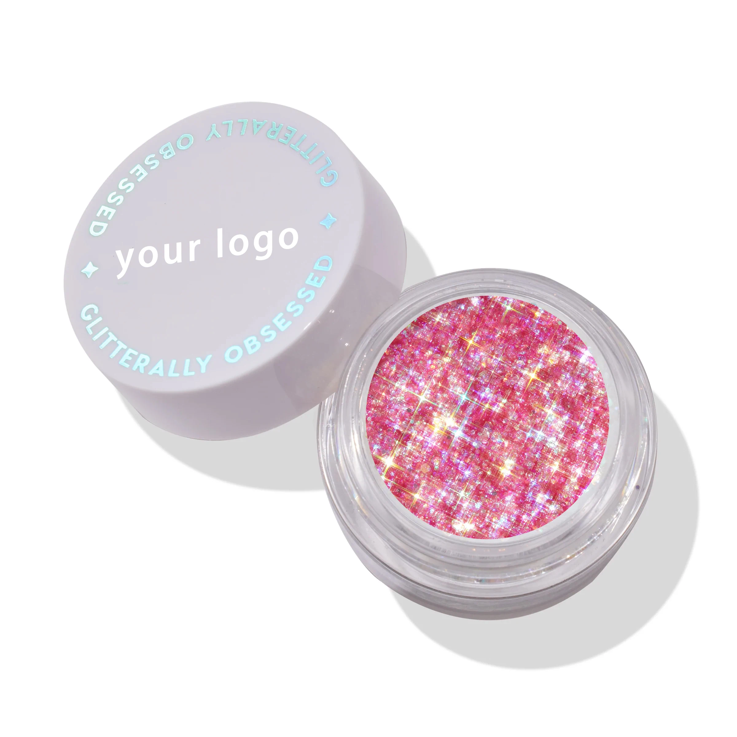 Private Label Transparent Fix Gel Easy Peel Off Face Body Eyeshadow Glitter Makeup Glue For Glitter Gel Glitter
