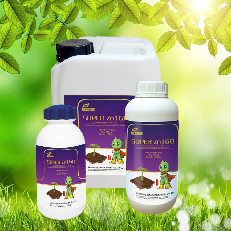 Hot Sale Organic Element Fertilizer Water Soluble Zinc and Nitrogen Fertilizer Liquid Plants Nutrition For All Crops