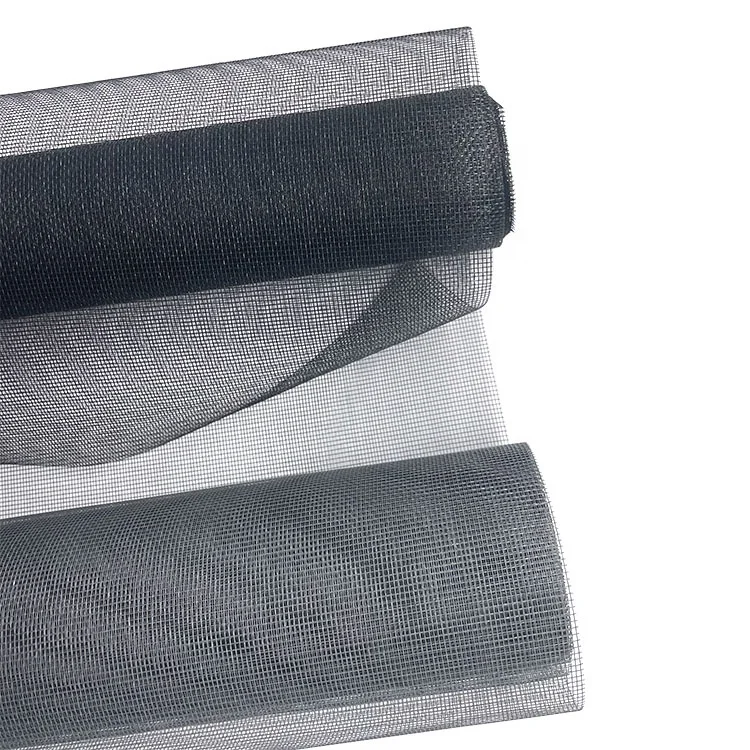 PVC Coated Fiberglass Window Netting Plastic Screen mesh Mosquito insect screen mesh