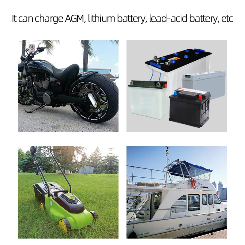 
6v12V Car Battery Charger 3500mA Intelligent lead acid Battery Charger lithium automatic battery charger 