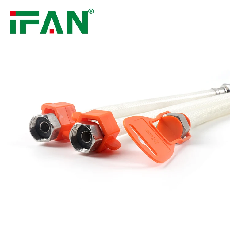 IFAN Brass Core Cap Nylon Braided Hose Flexible Hose Water Nylon Flexible Hose