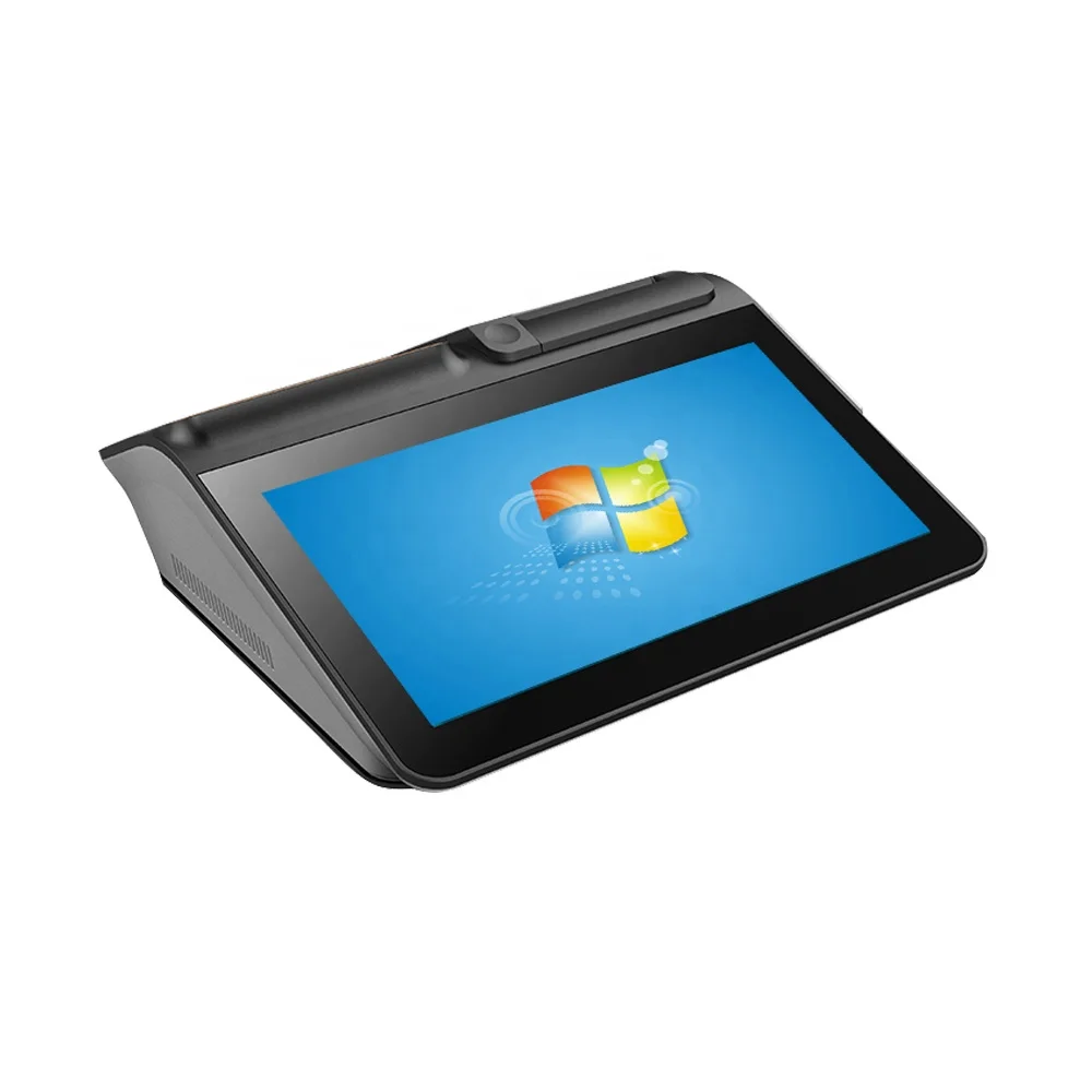 Windows 11.6 Inch Touch Screen All In One Electronic Cash Register POS with Scanner NFC Printer