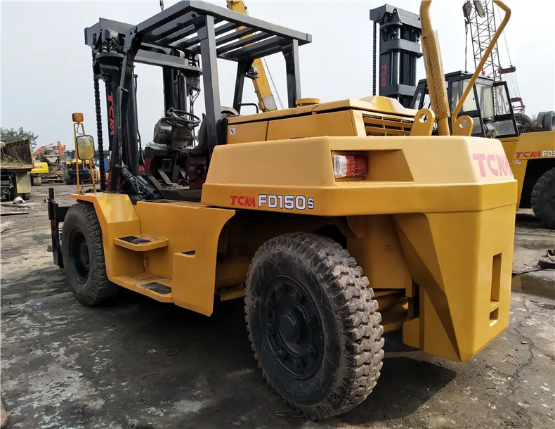 TCM FD150 15ton 15T used forklift secondhand forklift good condition heavy machine original in stock hot sell 10ton 20ton