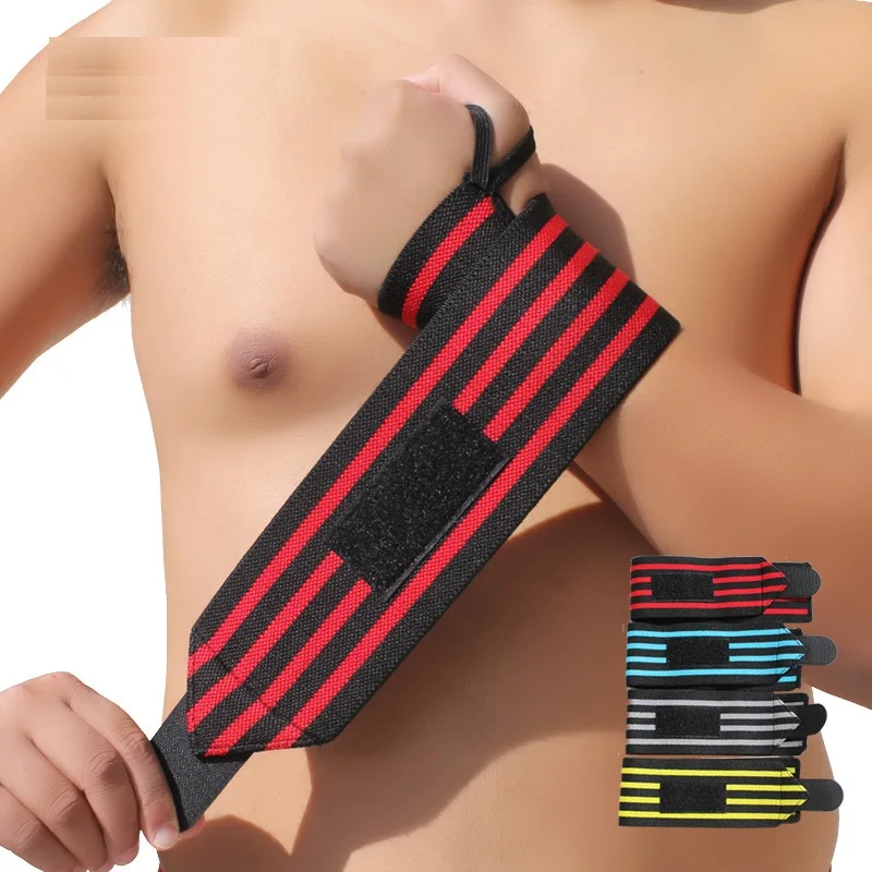 Professional Quality Powerlifting Bodybuilding Weight Lifting Wrist Supports Wraps for Weight Training