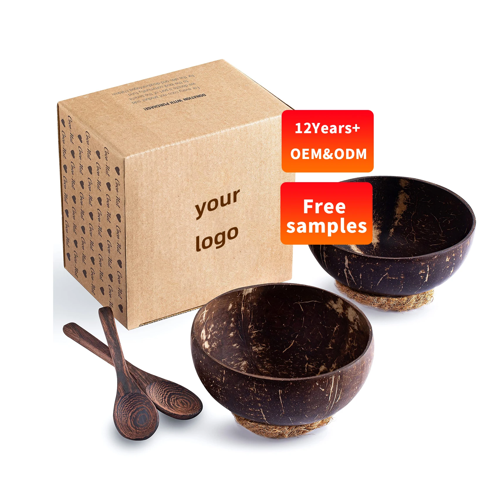 Wholesale Natural Reusable Flower Pattern Pearl Inlaid Candles Making Shell Coconut Bowl