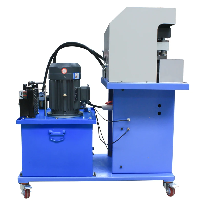 Hydraulic quadruple punching machine for curtain