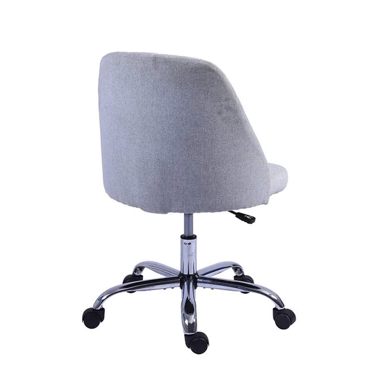 Highest Quality Home Office Fabric Material Comfortable Grey Dining Room Chair