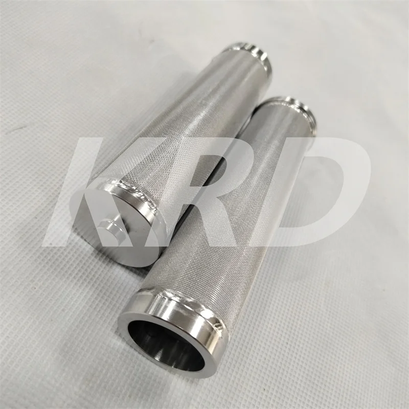 Sintered metal powder filter element high efficiency stainless steel powder sintered filter for filtration system