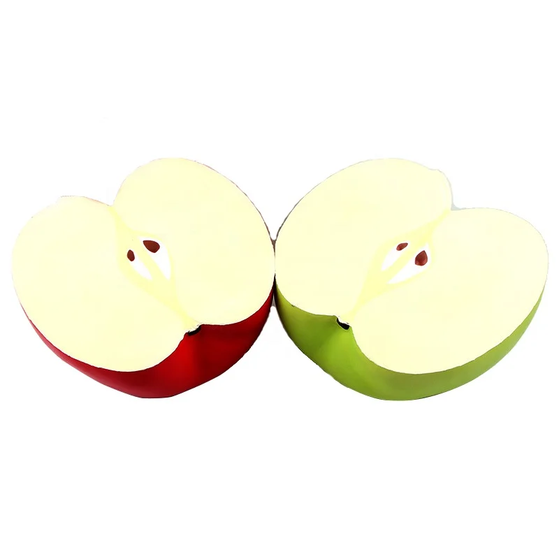 
Squishies Jumbo Half an Apple Red Food Slow Rising Adult Kids Squeeze Cute Giant Squishy Apple Shape Toy 