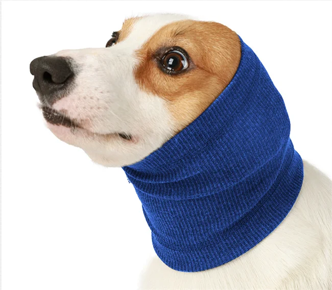 Popular Winter Warm Relief Calming Anxiety Cat Pet Head Ear Cover Nood Dog Snoods