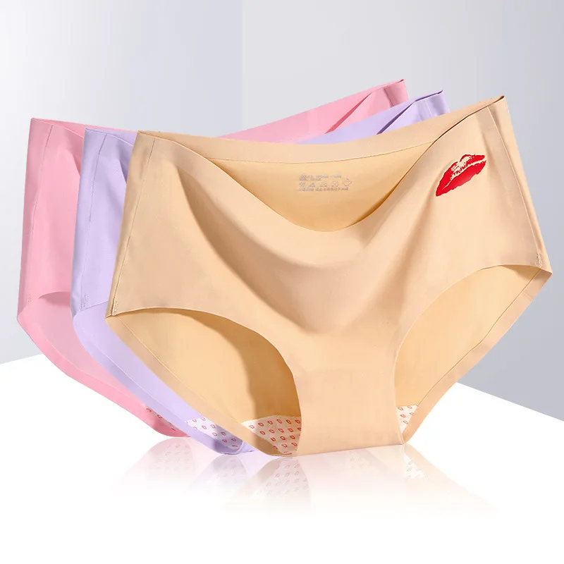 NK1126  Underwear Manufacturer Spandex Panties Seamless Silk Underwear Women