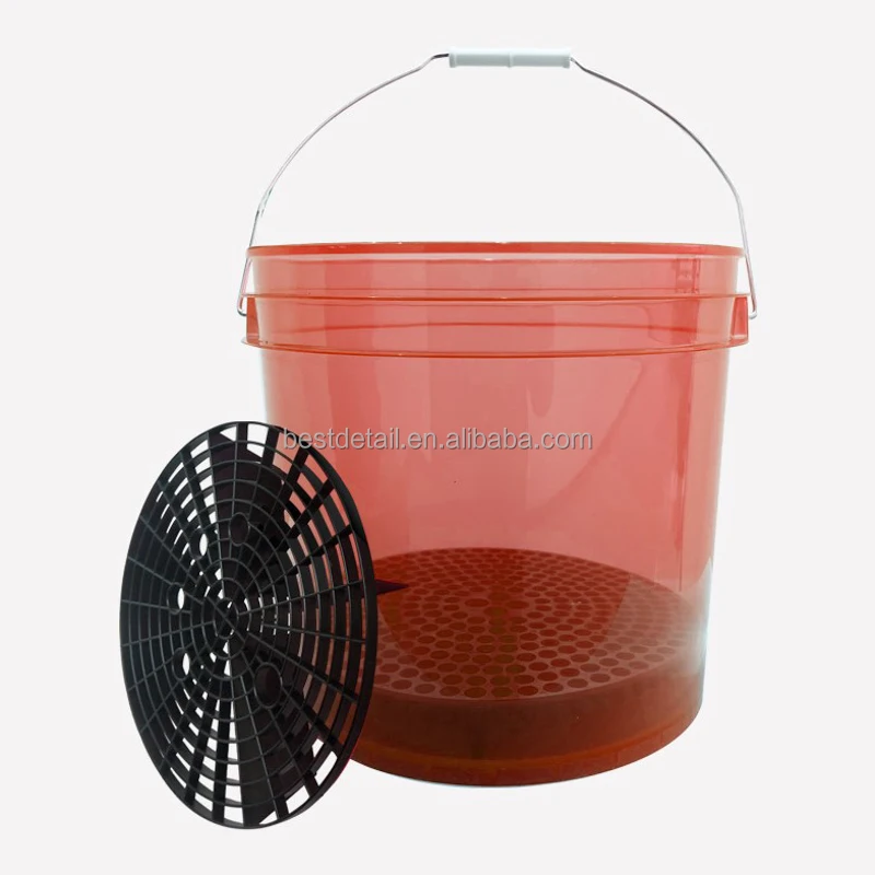 13L Transparent Auto Detailing Car Wash Bucket